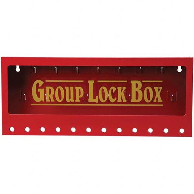 Brady 105715 1 13-Piece Kit 2-1/4" Deep x 16-3/4" Wide x 7" High Wall Mount Group Lockout Box