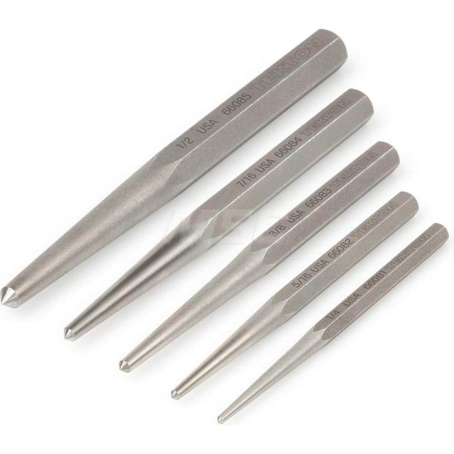 Tekton PNC95002 Center Punch Set, 5-Piece (1/4-1/2 in.)