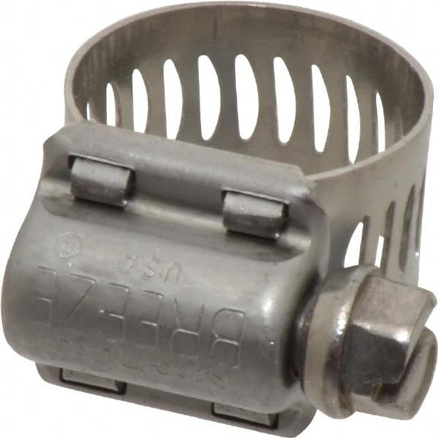 IDEAL TRIDON 632006102 Worm Gear Clamp: SAE 6, 7/16 to 25/32" Dia, Stainless Steel Band