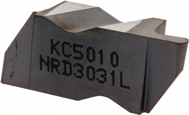 Kennametal 1818858 Grooving Insert: NRD3031 KC5010, Solid Carbide