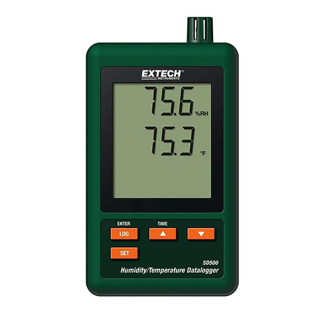 Extech SD500 32 to 122°F, 10 to 90% Humidity Range, Temp Recorder