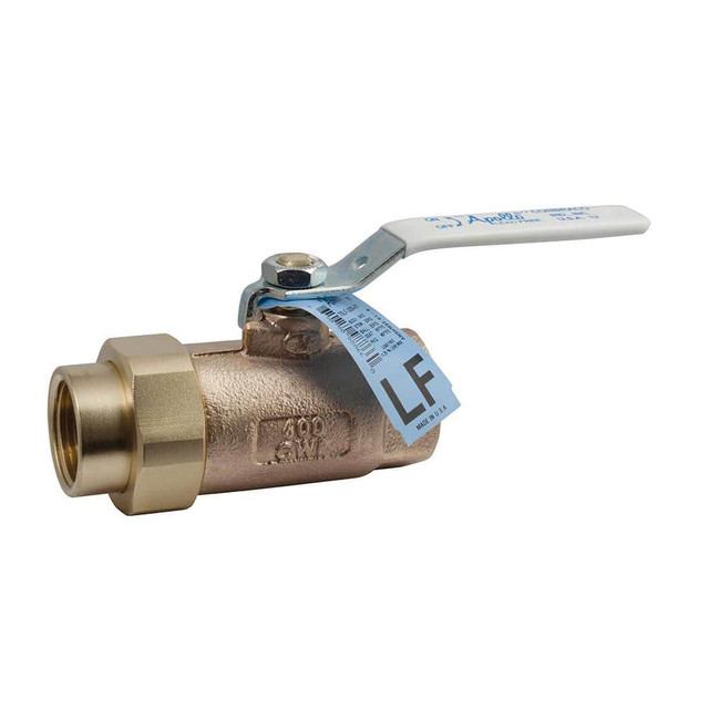 Conbraco 70LF30601 Single Union Ends Manual Ball Valve: 1-1/4" Pipe, Standard Port