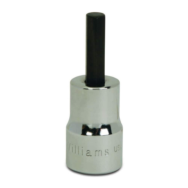Williams BITH0802 Hand Hex & Torx Bit Sockets; Socket Type: Hex Replacement Bit ; Drive Size (Fractional Inch): 1/4 ; Torx Size: T8 ; Insulated: No ; Tether Style: Not Tether Capable ; Material: Steel