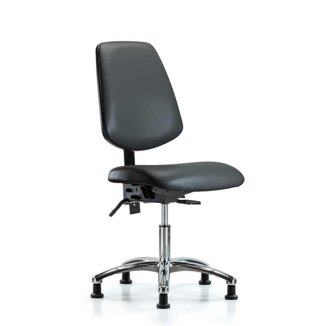 Blue Ridge Ergonomics MSC45609 Task Chair: Vinyl, Carbon