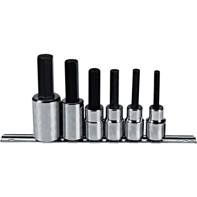 Proto J5441-SM Hex Bit Socket Set: 1/2" Drive, 6 Pc, 6 to 17 mm Hex