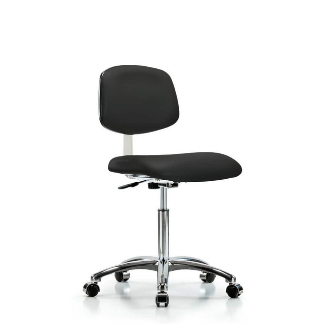 Blue Ridge Ergonomics MSC40330 Task Chair: Vinyl, Black