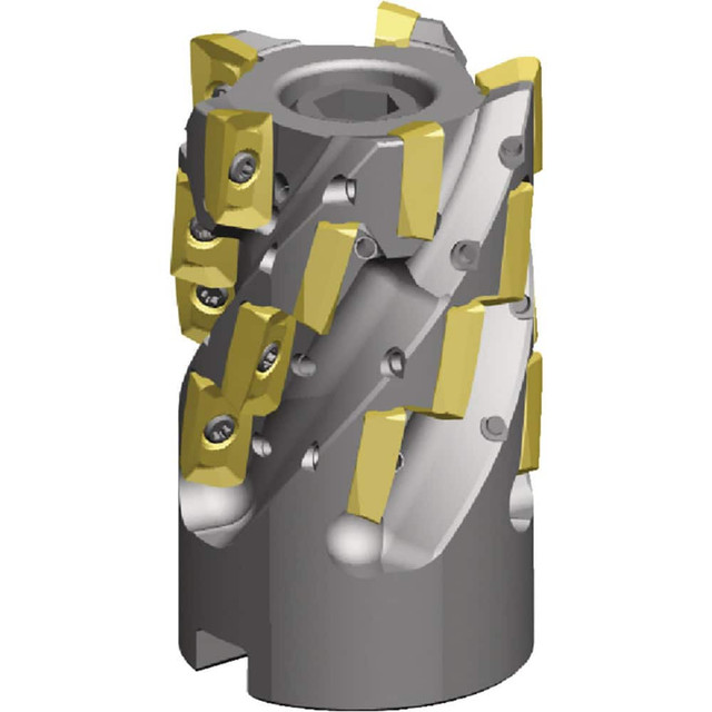 Widia 6425438 Indexable Square-Shoulder Face Mills; Minimum Cutting Diameter (Decimal Inch): 2.0000 ; Maximum Cutting Diameter (Decimal Inch): 2.0000 ; Maximum Depth of Cut (Decimal Inch): 2.0300 ; Arbor Hole Diameter (Decimal Inch): 0.7500