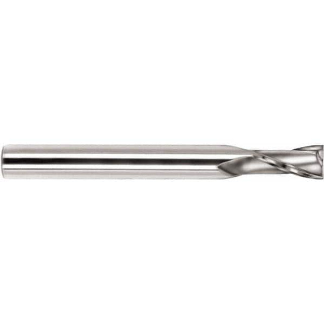 SGS 43953 Square End Mill: 0.315'' Dia, 0.7874'' LOC, 2 Flutes, Solid Carbide