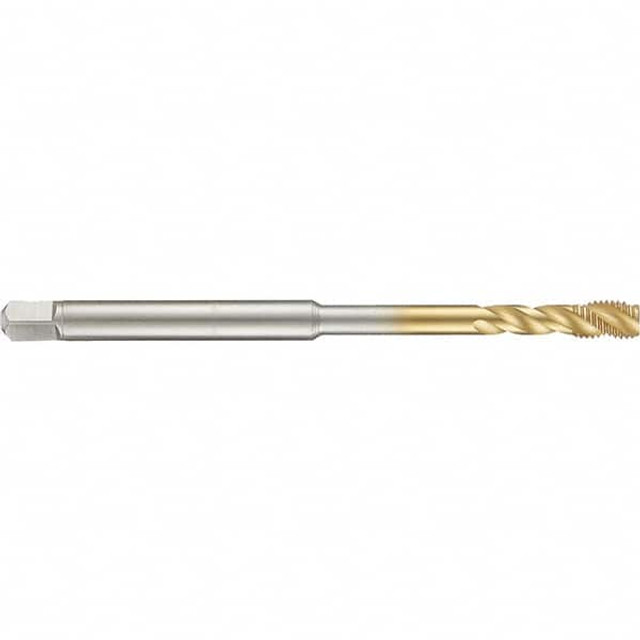 Guhring 9042840035050 Spiral Flute Tap: #6-40, UNF, 3 Flute, Modified Bottoming, 2B Class of Fit, High Speed Steel, TiN Finish
