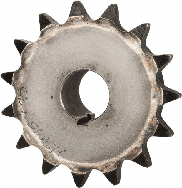 Browning 1128792 Finished Bore Sprocket: 15 Teeth, 5/8" Pitch, 7/8" Bore Dia, 2.391" Hub Dia