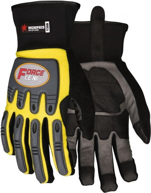 MCR Safety Y300M Gloves: Size M, Leather