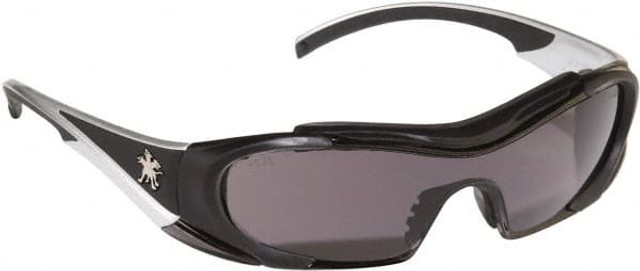 MCR Safety HL112AF Safety Glass: Anti-Fog & Scratch-Resistant, Polycarbonate, Gray Lenses, Full-Framed, UV Protection