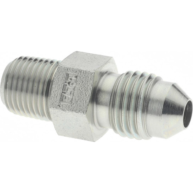 Eaton 2021-2-4S Steel Flared Tube Connector: 1/4" Tube OD, 1/8 Thread, 37 ° Flared Angle