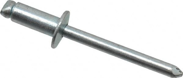 RivetKing. SBS64/P500 Size 64 Dome Head Steel Open End Blind Rivet