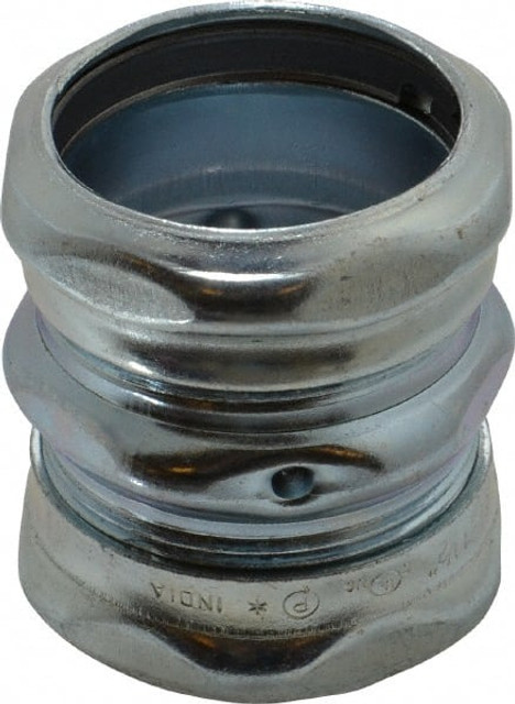 Cooper Crouse-Hinds 664 Conduit Coupling: For EMT, Steel, 1-1/2" Trade Size