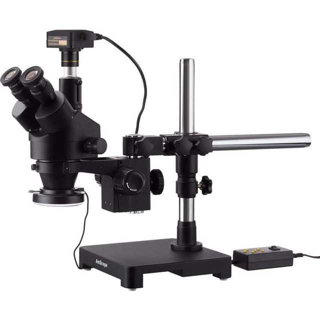 AmScope SM-3TZZ-144A-5M Microscopes; Microscope Type: Stereo ; Eyepiece Type: Trinocular ; Image Direction: Upright ; Eyepiece Magnification: 10x