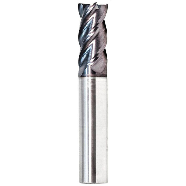 GWS 121432 Corner Radius End Mill: 5/16" Dia, 20.62 mm LOC, 0.015" Radius, 4 Flutes, Solid Carbide