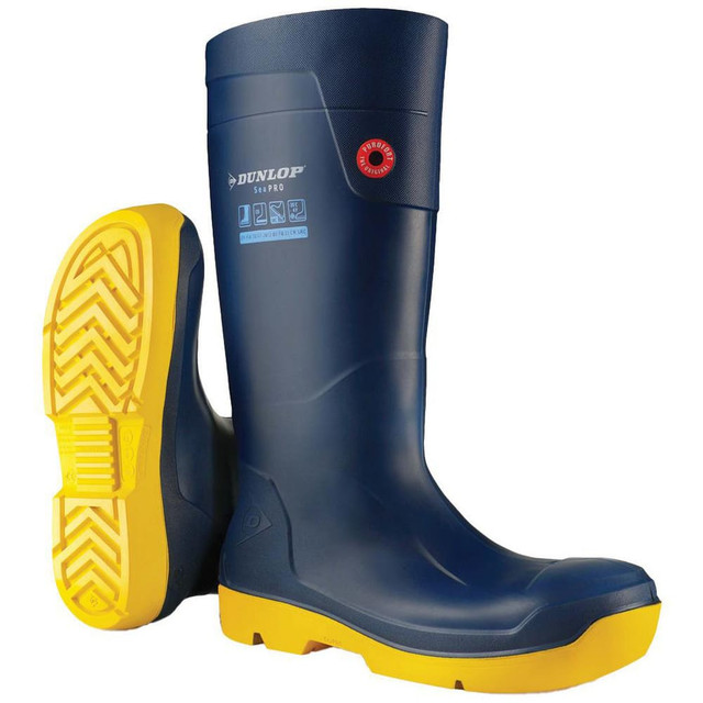 Dunlop Protective Footwear E652033-09 Boots & Shoes; Footwear Type: Work Boot ; Footwear Style: Gumboot ; Gender: Men ; Men's Size: 9 ; Upper Material: Purofort ; Outsole Material: Purofort