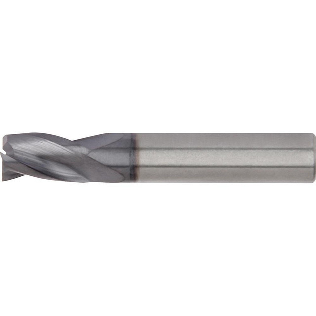 Widia 6144161 Square End Mill: 9/32" Dia, 13/16" LOC, 3 Flutes, Solid Carbide