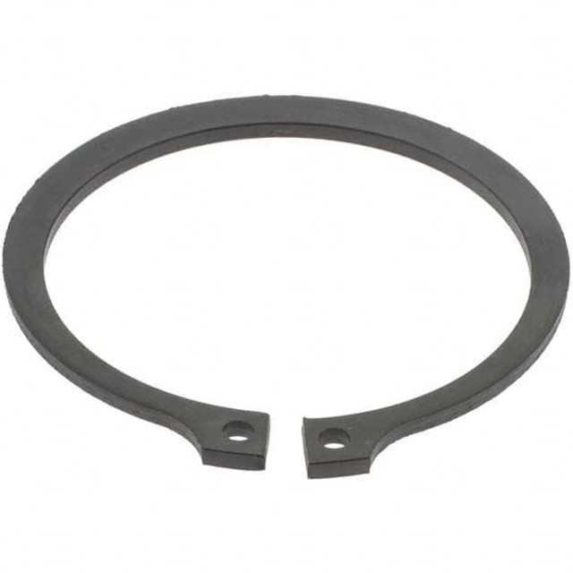 Rotor Clip DSH-50ST PD External Retaining Ring: 47 mm Groove Dia, 50 mm Shaft Dia, DIN I7221 _ I7223 Spring Steel, Phosphate Finish