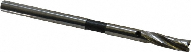 Cleveland C46423 1/4" Diam, 15/64" Shank, Diam, 3 Flutes, Straight Shank, Interchangeable Pilot Counterbore