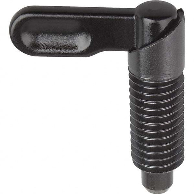 KIPP K0348.0605A5 1/2-13, 25mm Thread Length, Straight Cam Action Indexing Plunger