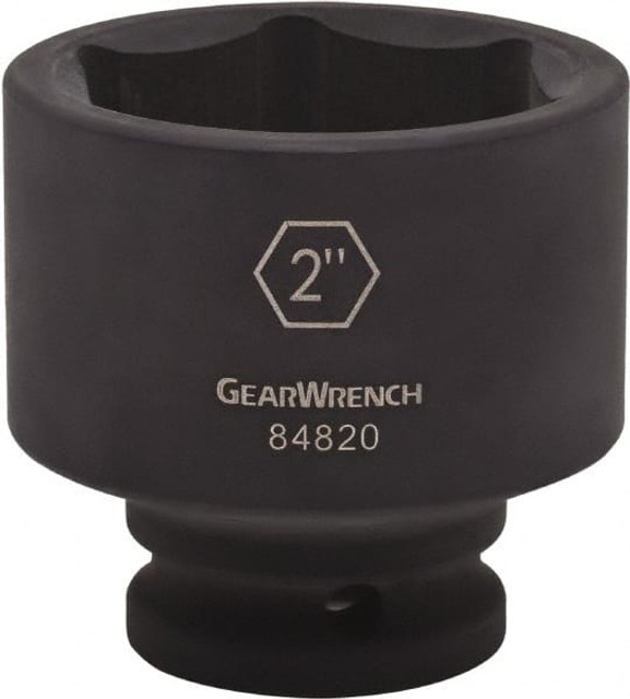 GEARWRENCH 84807 Impact Socket: 3/4" Drive, 1-3/16" Socket, Hex Drive