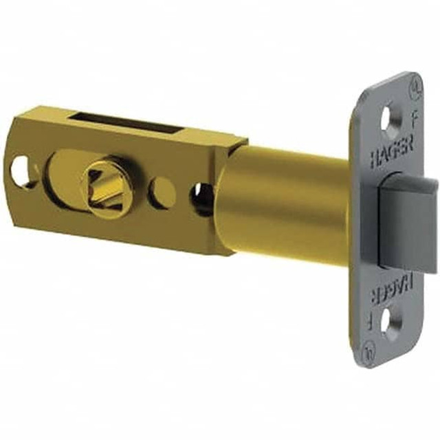 Hager 395310B Spring Door Latch: 1" OAW, 2-1/4" OAH, Steel & Zinc, Oil Rubbed Bronze Finish