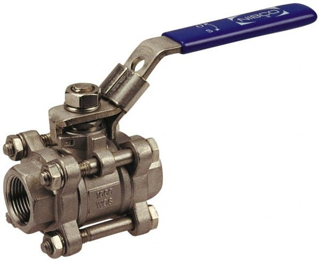 NIBCO NL99K45 Standard Manual Ball Valve: 3/8" Pipe, Full Port