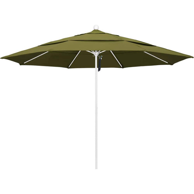California Umbrella 194061619476 Patio Umbrellas; Fabric Color: Palm ; Base Included: No ; Fade Resistant: Yes ; Diameter (Feet): 11 ; Canopy Fabric: Pacifica