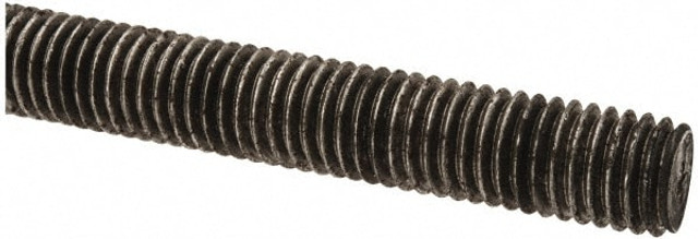 MSC 01112 Threaded Rod: 1/2-13, 2' Long, Low Carbon Steel