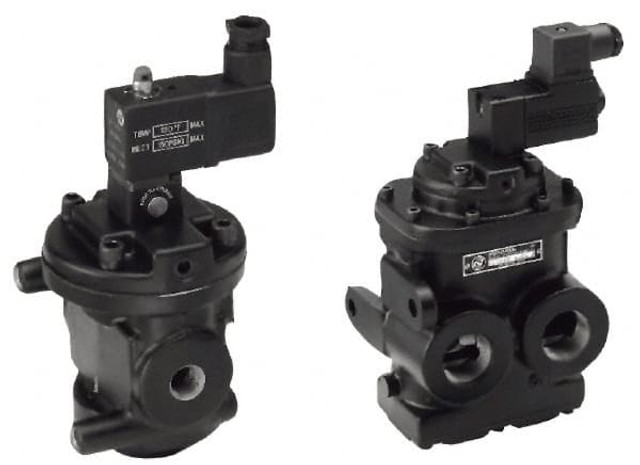 Norgren F1012C-CY1W2 Mechanically Operated Valve: Poppet, Solenoid Actuator, 1/4" Inlet