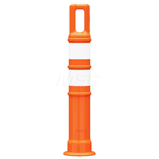 Plasticade 7328-LD-O-3DGWW Traffic Barrels, Delineators & Posts; Reflective: Yes ; Base Needed: Yes ; Compliance: MASH Compliant; MUTCD Standards ; Collar Two Width (Inch): 3 ; Collar One Width (Inch): 3