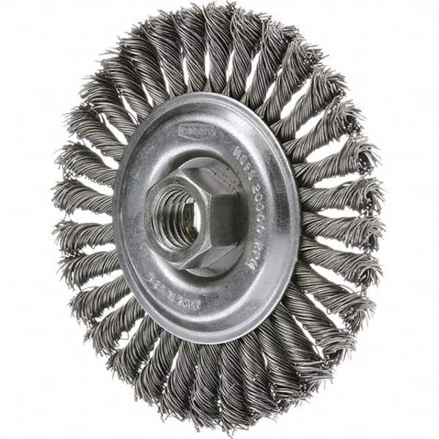 Osborn 0002607000 Wheel Brush: 10" Wheel Dia, Knotted