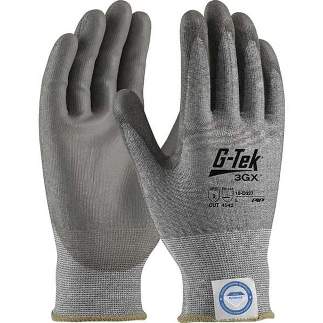 PIP 19-D327/XS Cut, Puncture & Abrasive-Resistant Gloves: Size XS, ANSI Cut A3, ANSI Puncture 2, Polyurethane, Dyneema