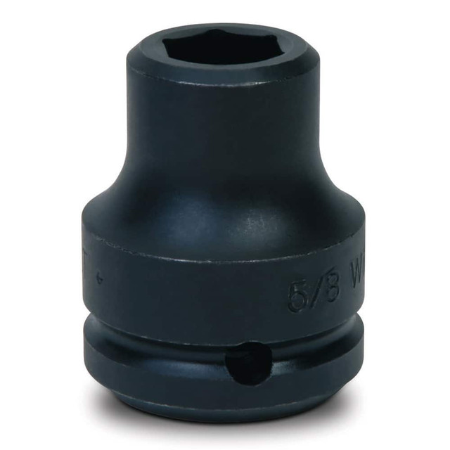 Williams 6-646 Impact Sockets; Socket Size (Decimal Inch): 1.4375 ; Number Of Points: 6 ; Drive Style: Square ; Overall Length (mm): 57.15mm ; Material: Steel ; Finish: Black Oxide
