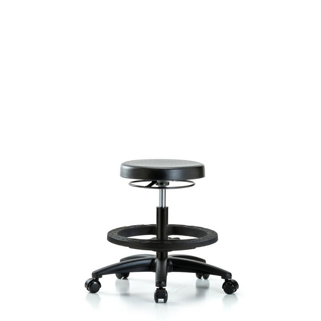 Blue Ridge Ergonomics MSC45080 Lab Stool: Polyurethane, 24" Seat Width, 24" Seat Depth