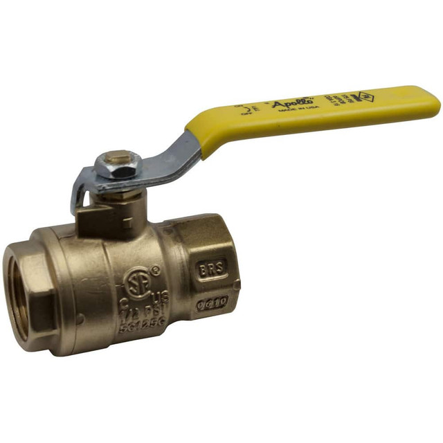 Apollo. 77F14001 Manual Ball Valve: 3" Pipe, Full Port, Forged Brass