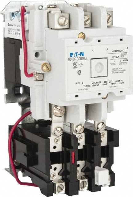 Eaton Cutler-Hammer A200M2CAC 45 Amp, NEMA Size 2, Nonreversible Open Enclosure NEMA Motor Starter