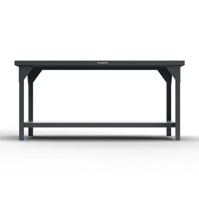Strong Hold T9636 Stationary Work Table: Steel, Gray