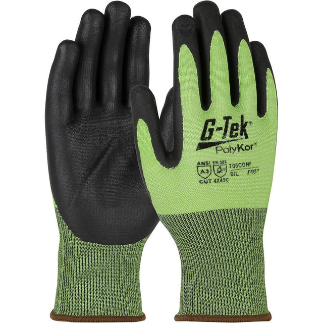 PIP 705CGNF/L Cut-Resistant Gloves: Size L, ANSI Cut A3, Nitrile, Polyethylene