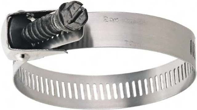 IDEAL TRIDON 5856052 Worm Gear Clamp: SAE 56, 1 to 4" Dia, Stainless Steel Band
