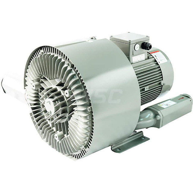 All Star RBH64-805-3 Regenerative Air Blowers; Inlet Size: 2" ; Outlet Size: 2" ; Horse Power: 8.50 ; Cubic Feet Per Minute: 340SCFM ; Amperage Rating: 36.3000 ; Maximum Working Water Pressure: 88.00 (Decimal Inch)