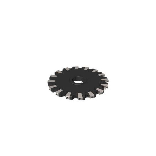 Seco 02993895 Indexable Slotting Cutter: 0.437" Cutting Width, 10" Cutter Dia, Arbor Hole Connection, 3.42" Max Depth of Cut, 2" Hole