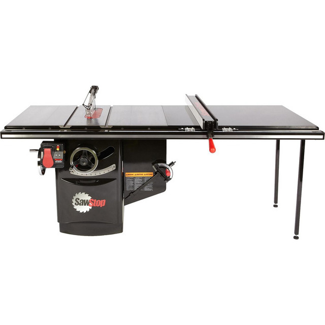 SawStop ICS53230-52 5HP, 3ph, 230v Industrial Cabinet Saw with 52 Industrial T-Glide fence system, rails & extension table