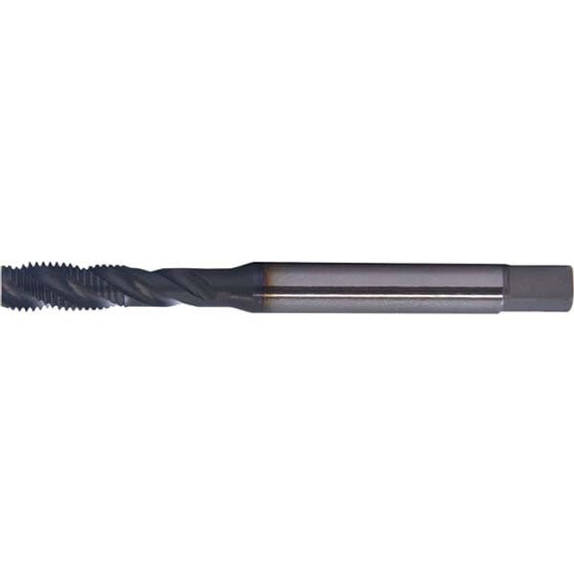 Cleveland C98039 Spiral Flute Tap: M7 x 1.00, DIN, 3 Flute, Modified Bottoming, 6H Class of Fit, HSS-E, Hardlube Finish