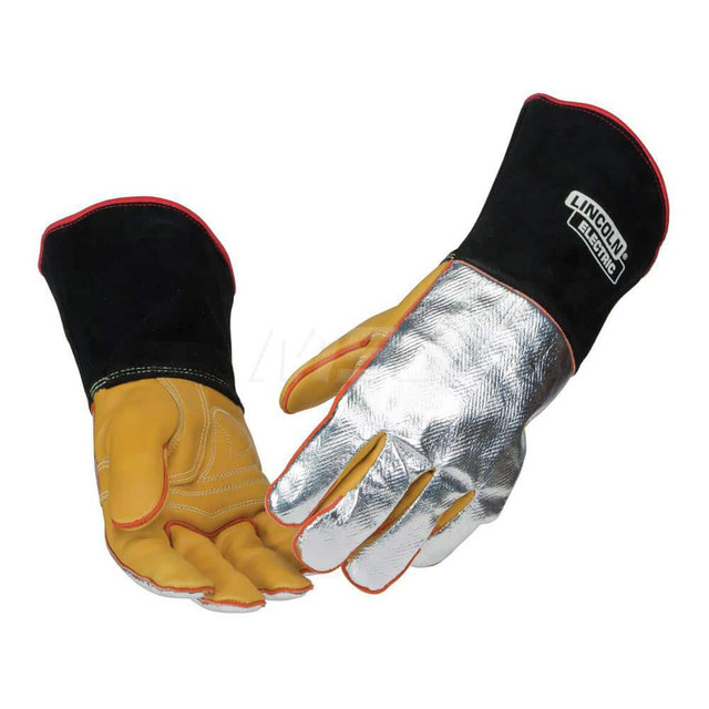 Lincoln Electric K2982-XL Welding Gloves: Size X-Large, Uncoated, MIG Welding Application