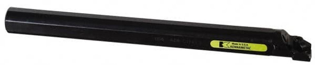 Kennametal 1095829 Indexable Boring Bar: B10CTFPR2, 19.56 mm Min Bore Dia, Right Hand Cut, 5/8" Shank Dia, Steel