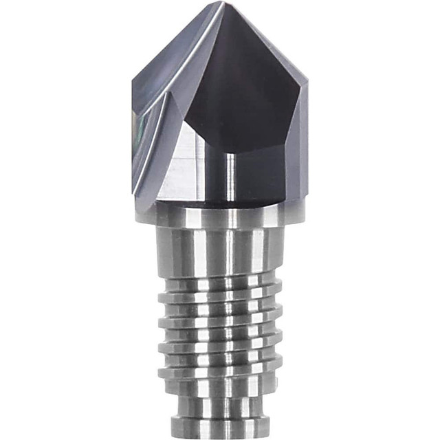 HAIMER DL12E1002KK1200 Center Drill Replaceable Milling Tip: DL12E1002KK1200W120DA Submicron, Carbide