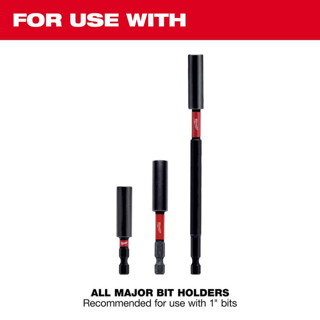 Milwaukee Tool 48-32-4715 Slotted Screwdriver Bits; Blade Width (mm): 2.85in ; Drive Size (Inch): 0.109in ; Blade Thickness: 2.85in ; Blade Thickness (Decimal Inch): 2.85in ; Material: Steel ; Overall Length (Inch): 1.00